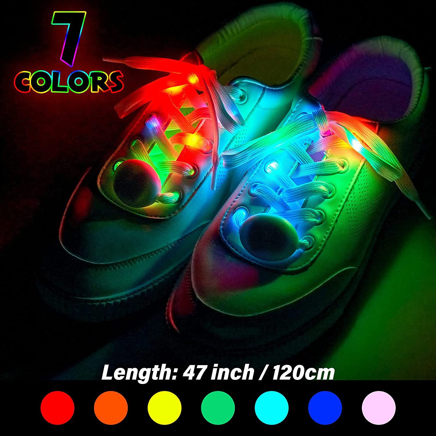 Travis Scott Lace - 2Pcs LED Sport Luminous Shoelaces Glow