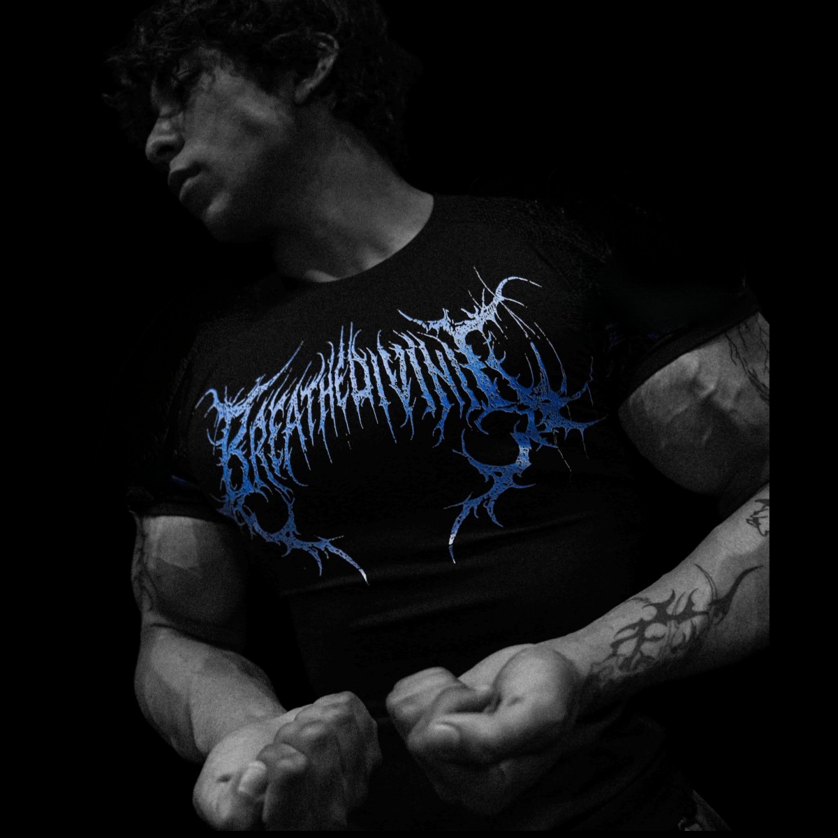 Streetwear Brand Font - Blue Font Gym Knight Dark Wind