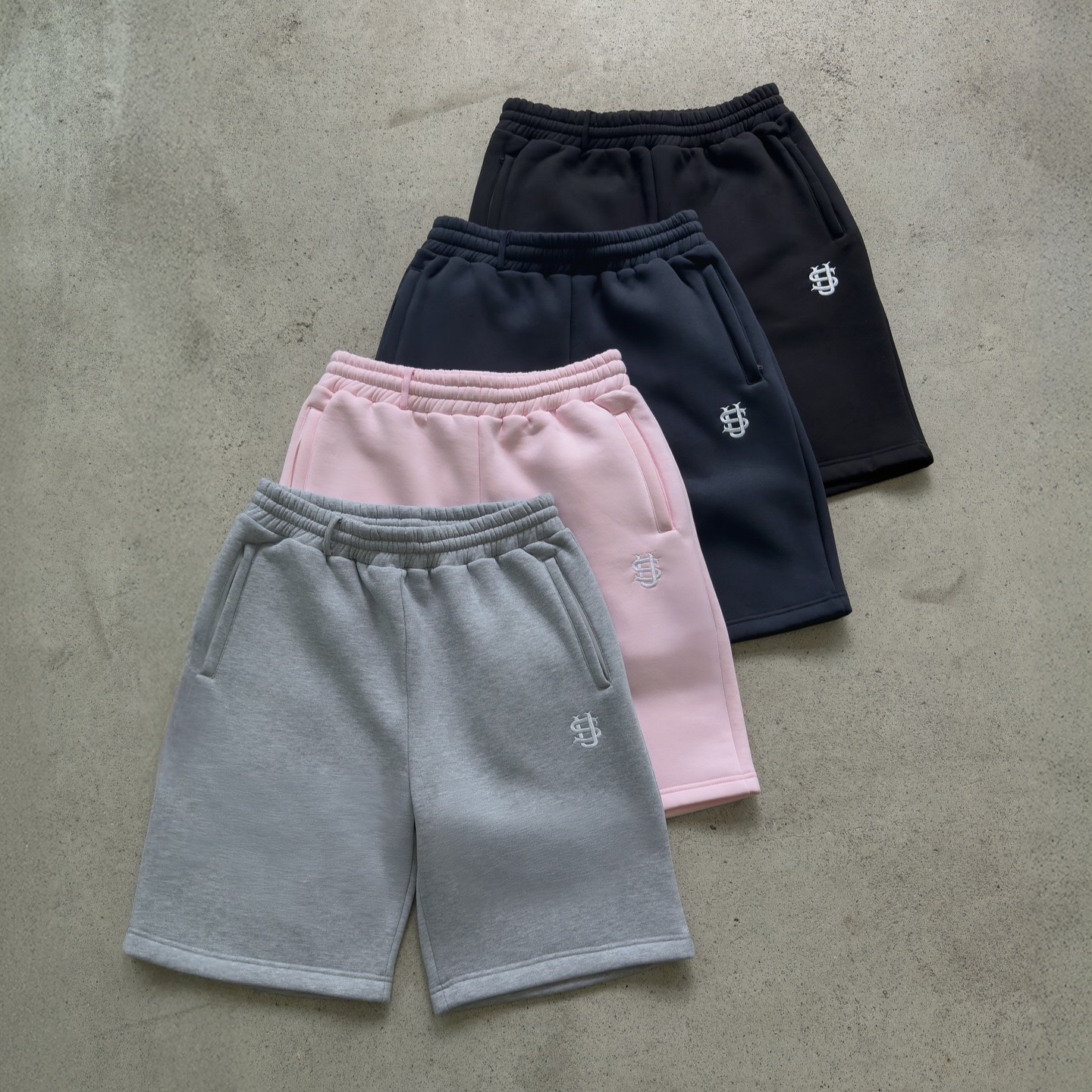 Streetwear Brand Label - Casual Cotton Elastic Streetwear Shorts Unisex
