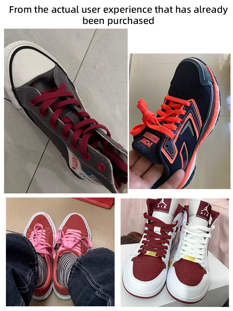 HIBERNI Flat wide shoelaces Wo - đánh giá và giá Travis Scott Lace