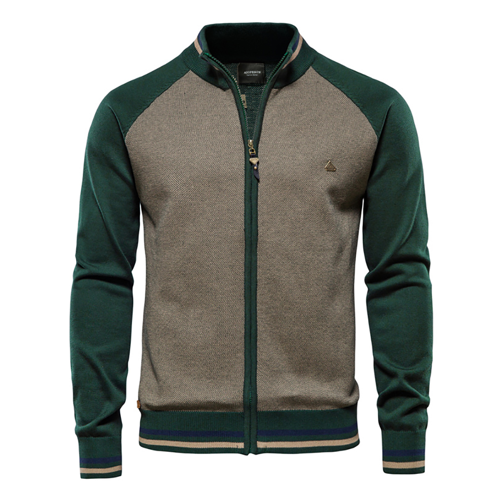 AIOPESON Spliced Cardigan Men  - đánh giá và giá Streetwear Brand For Men