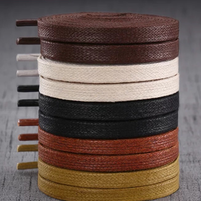 1Pair NEW Waxed Flat Shoelaces - đánh giá và giá Travis Scott Lace