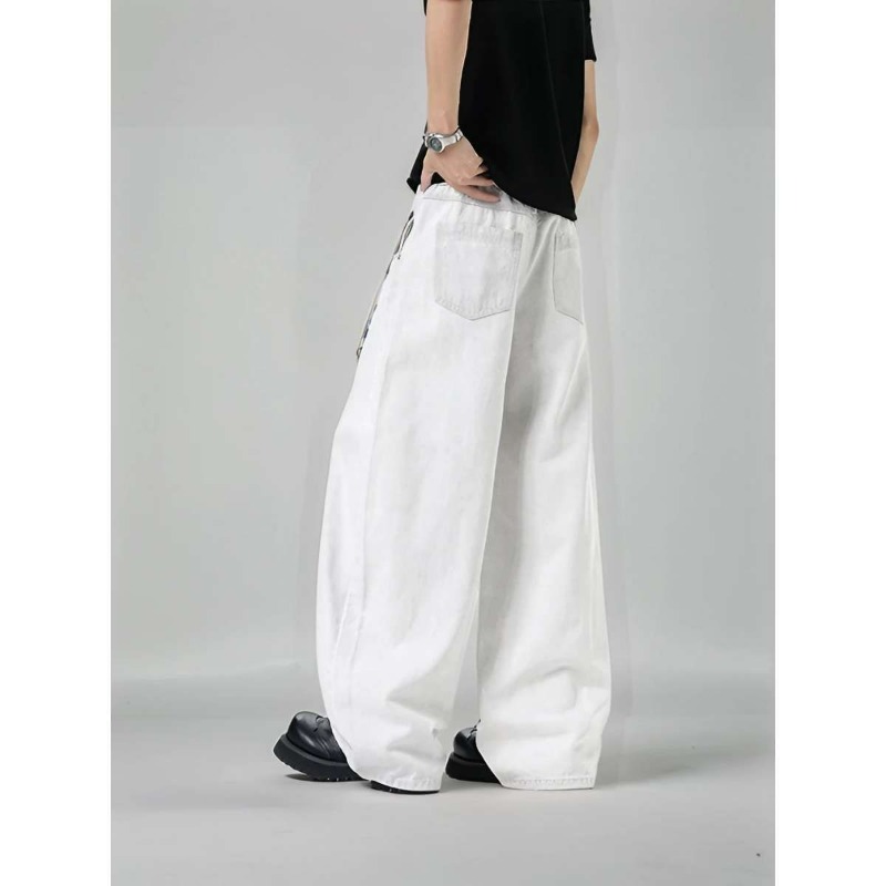 Men's Loose Wide Leg Plaid Pan - đánh giá và giá Streetwear Brand For Men